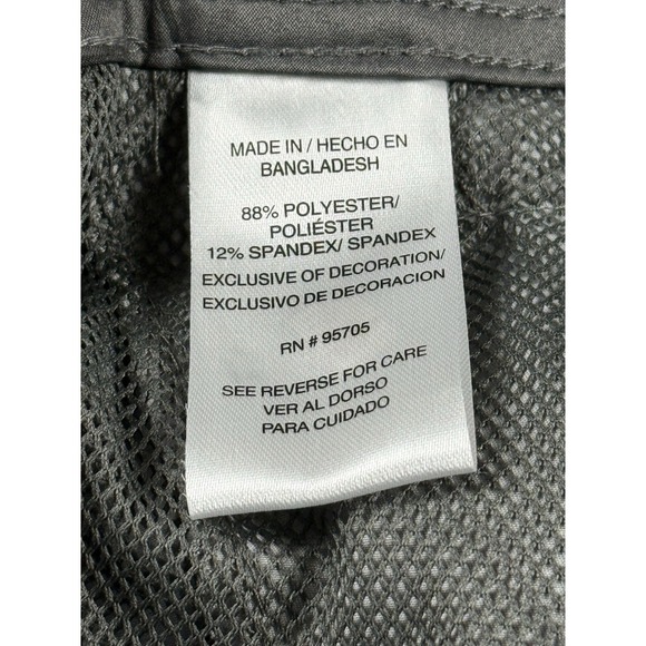 DENALI Mens 36 Gray Jigsaw Camo Cargo Shorts Belted Performance Stretch - Picture 6 of 14